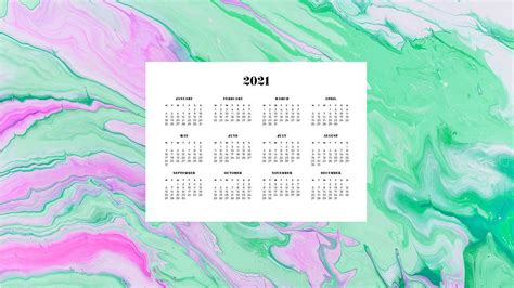 Free 2021 Wallpaper Calendars 50 Cute Design Options To