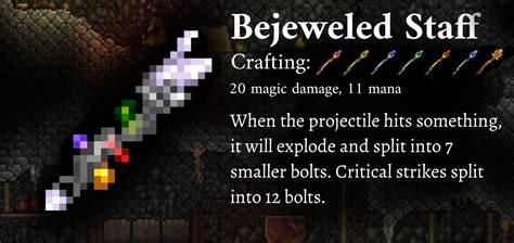 Magic Weapon Idea Bejeweled Staff Terraria Dev Tracker Devtrackersgg