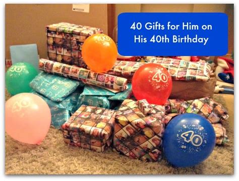 These 50 cute & fun gift ideas for your cost: 40 Gifts for Him on his 40th Birthday - Stressy Mummy