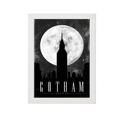 Gotham City Tv Show Dc Universe Alternative Artwork Minimalist Etsy