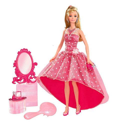 2009 I Love Pink Barbie Party Dress P7657 Barbie Pink Barbie Party Barbie