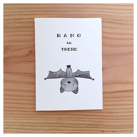 Hang In There Thinking Of You Thinking Of You Card Etsy