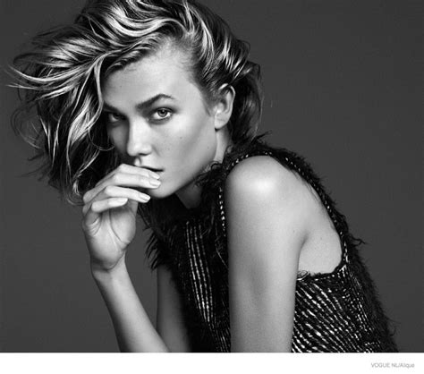 Karlie Kloss Models Messy Hairstyles For Cover Shoot Of Vogue Netherlands Karlie Kloss Fall