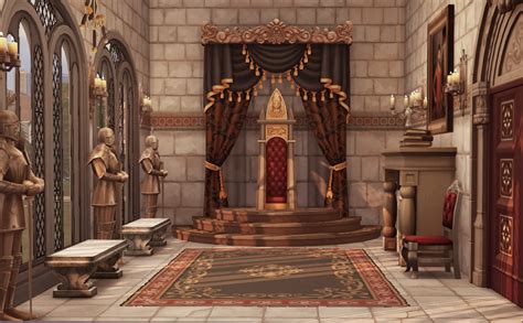 ♥ Fab Flubs ♥ A Medieval Throne Room No Cc Is Used