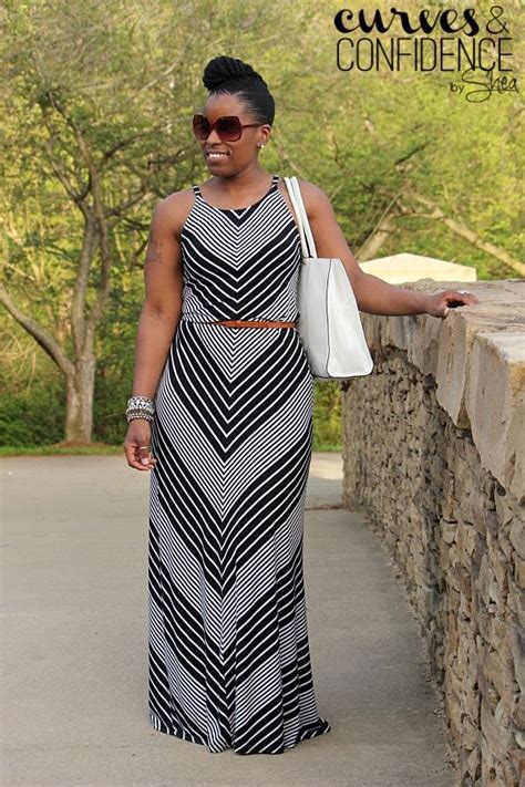 Vacation Wear Chevron Maxi Dress Curves And Confidence Maxi Dress