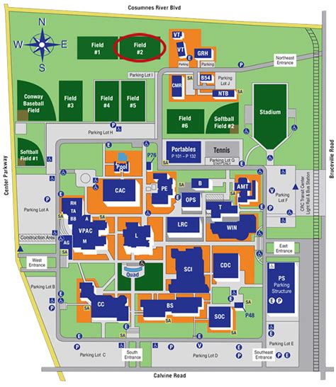 American River College Campus Map Campus Map Photos Images And Photos