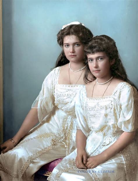 Grand Duchesses Maria And Anastasia Великие княжны Мария и Анастасия Anastasia Romanov