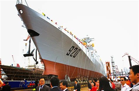 China Launches Algerian Navy C28a Frigate Chinese Military Review