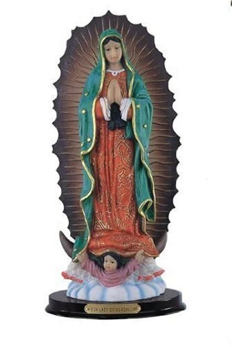 16 Our Lady Of Guadalupe Statue Virgen Maria Catholic Etsy Catholic