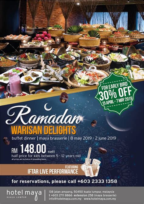 Hotel Maya Ramadhan Buffet 2022