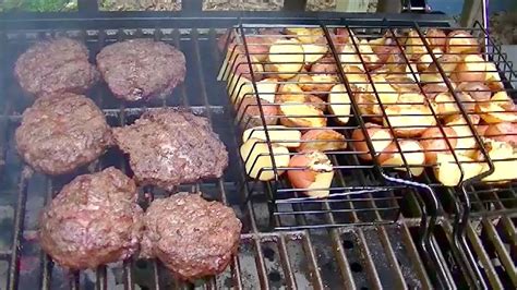 How To Cook Hamburgers On Your Charcoal Grill Using Direct And Indirect Heat Youtube