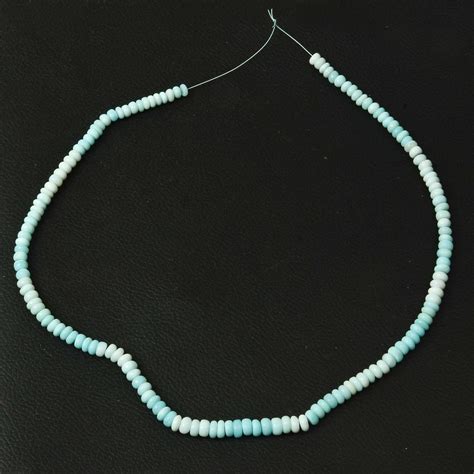 Sky Blue Opal Beads 4 6 Mm Beads 8 Inches Strand Jewelry Etsy
