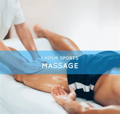 1 Hour Sports Therapymassage