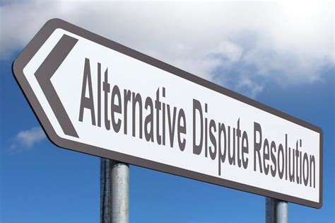 Alternative Dispute Resolution - Free of Charge Creative Commons Highway Sign image