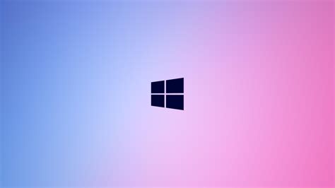 The Windows Logo Is Shown On A Pink And Blue Background With Only One Window Visible