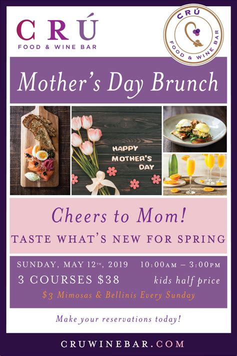 Mother S Day Brunch At Cru In Austin At Cru Wine Bar Downtown