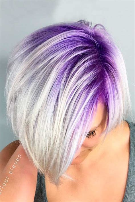 Shades Of Hair Color Show Pastel Purple Hair Short Hair Color