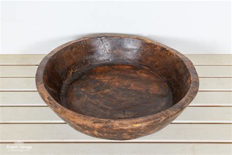 Vintage Teak Hand Carved Rustic Wooden Bowls
