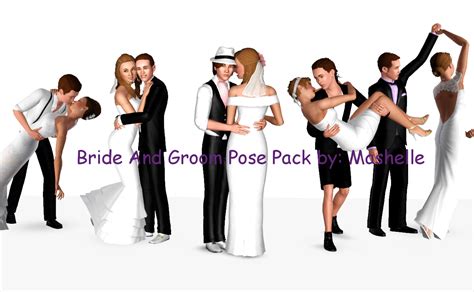 Mod The Sims Bride And Groom Pose Pack By Mashelle
