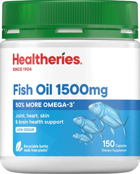 Fish Oil 1500mg Capsules