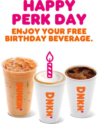 Dunkin Birthday Reward Free Birthday Drink