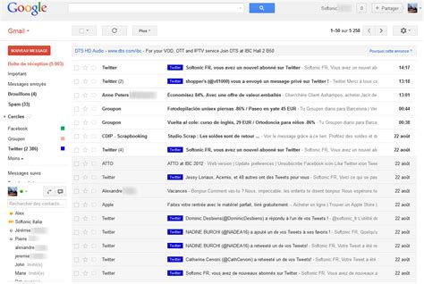 Consulter Messagerie Gmail