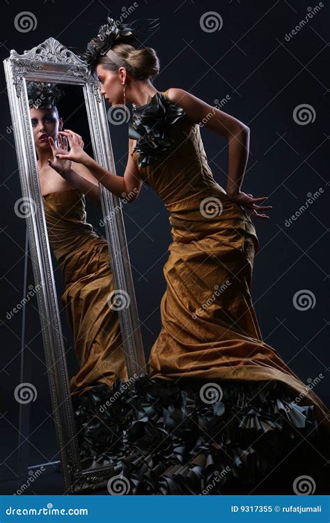 Beautiful White Woman In Diva Image Stock Image Image Of Dressing