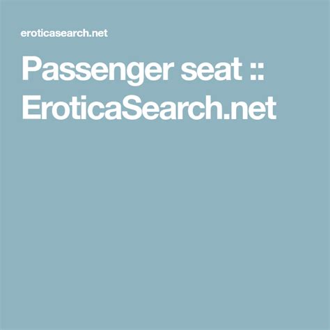 Passenger Seat Eroticasearch Net Passenger Seating