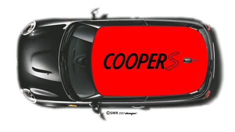 Mini Cooper S Roof Graphics
