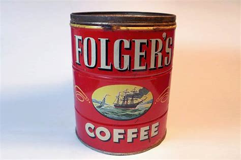 Vintage Folgers Coffee Can Urns Online