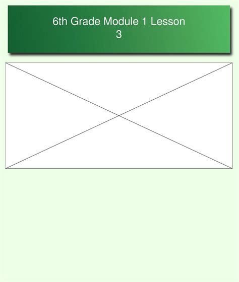 6th Grade Module 1 Lesson Ppt Download