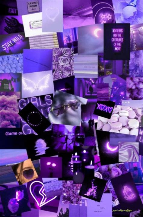 Purple Collage In 2020