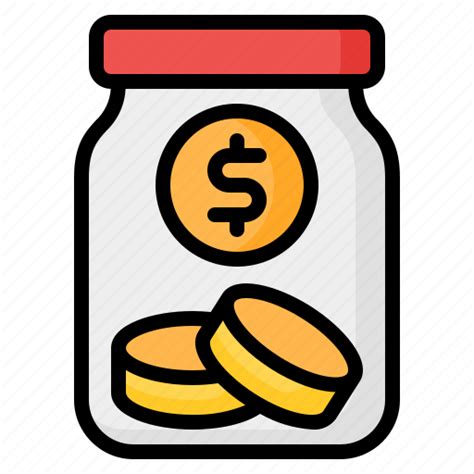 Emergency Fund Savings Save Money Money Tip Jar Money Jar Icon