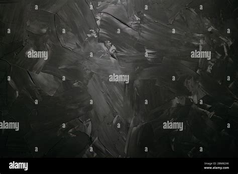 Black Abstract Horizontal Grunge Background With Structure Stock Photo