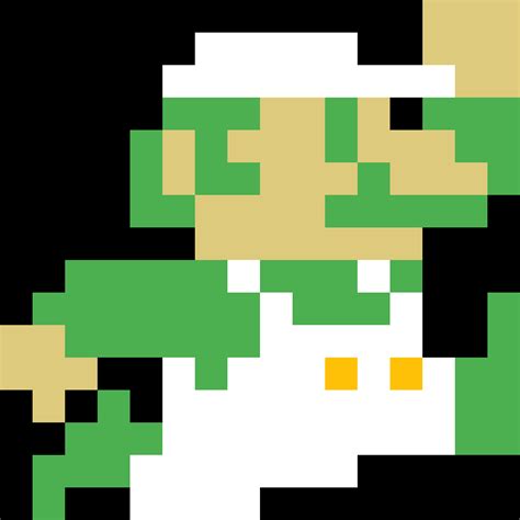 Luigi 8 Bit Jumping
