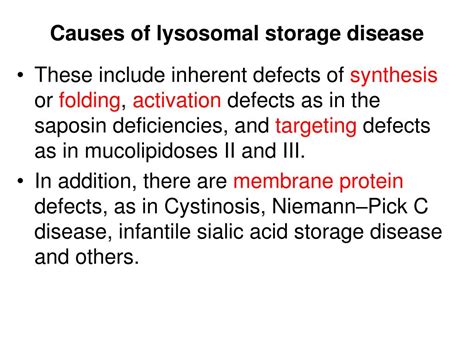 Ppt The Lysosomes And Lysosomal Storage Disorders Part 1b Powerpoint