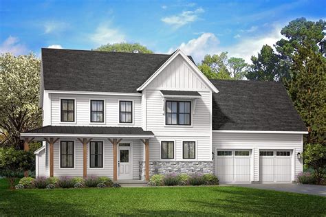 Exclusive New American House Plan With Main Floor Study 790083glv