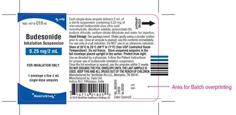 Dailymed Budesonide Inhalation Suspension Budesonide Inhalant