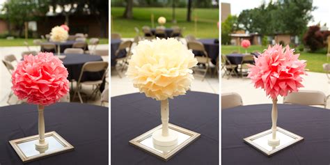 Here is another gorgeous idea for wedding table centrepieces. Made on Main: Craft Confessions | Super Cheap Wedding ...