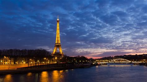 🥇 Eiffel Tower Paris Sunset France Europe Wallpaper 112666