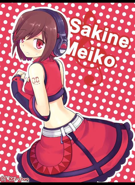 Meiko Vocaloid Sakinemeiko Vocaloid Anime Hatsune Miku