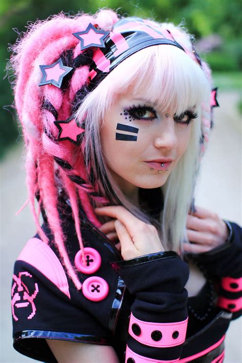 pinky sevensins cybergoth fashion goth fashion types of fashion styles