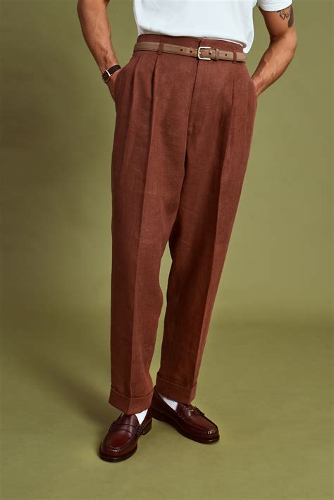 Empire Waist Peg Trousers New Fabric Options Available Mens Pants