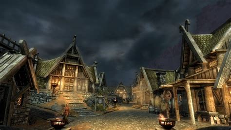 A Stormy Day In Whiterun Best Head Up To The Bannered