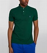 Ralph Lauren green Custom Slim-Fit Mesh Polo Shirt | Harrods UK