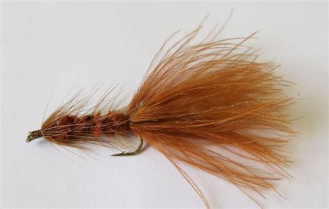 Brown Woolly Bugger Feathergirl