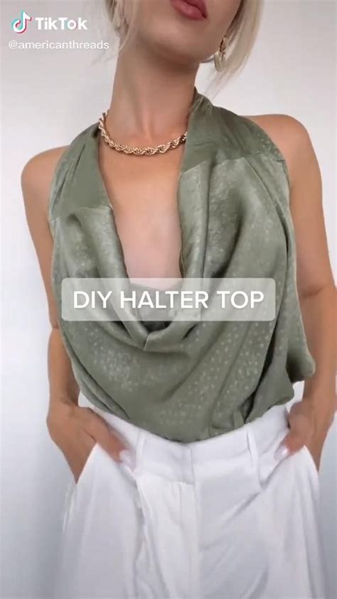 Diy Halter Top🤯 An Immersive Guide By American Threads