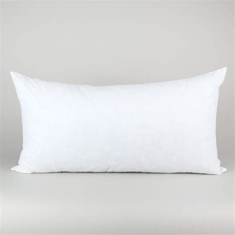Cotton Covered Rectangle Pillow Insert Rectangle Pillow Pillows Pillow Inserts