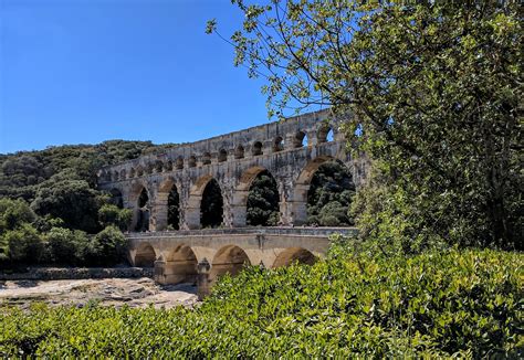 The Pont Du Gard Is An Ancient Roman Aqueduct Bridge Built In The First
