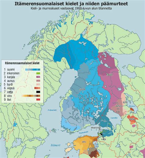 Baltic Finnish Languages In The Early 1900s Names In Finnish R